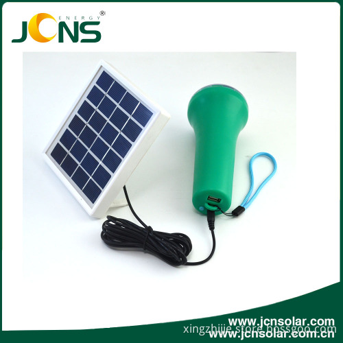 Camping solar power flashlight
